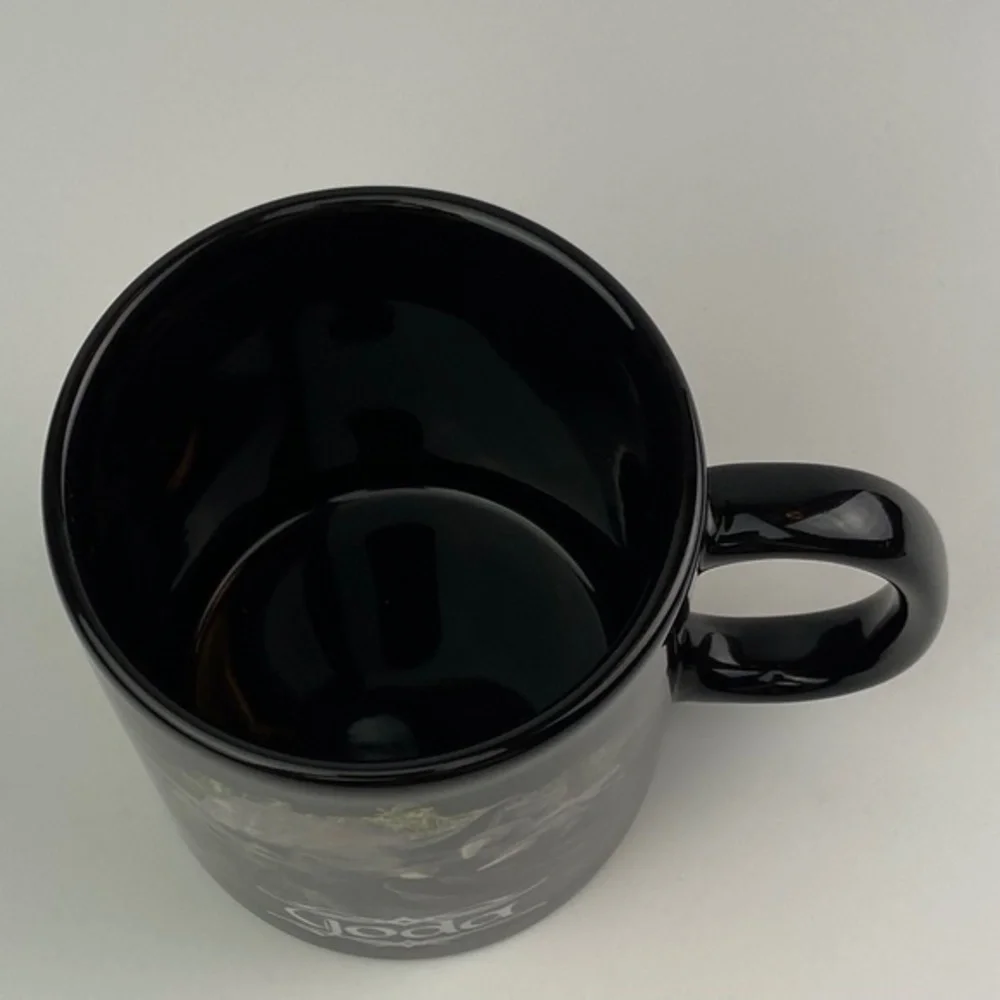 Star Wars‎ Yoda Coffee Mug Cup Black Ceramic 11 oz